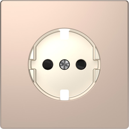 Schneider Electric MTN2330-6051 MERTEN D-Life ЦЕНТРАЛЬНАЯ НАКЛАДКА д/механизма розетки, ШАМПАНЬ