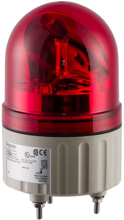 Schneider Electric XVR08B04 ЛАМПА МАЯЧОК ВРАЩ КРАСНАЯ 24В AC/DC 84ММ