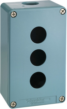 Schneider Electric XAPM3503 КНОПОЧНЫЙ ПОСТ ПУСТОЙ, МЕТАЛЛ., 3 ОТВ-Я