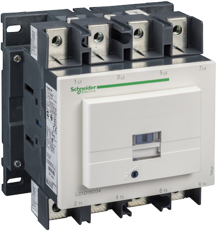 Schneider Electric LC1D1150046BD КОНТАКТОР D 4Р (4 НО), AC1 200 A, 24VDС