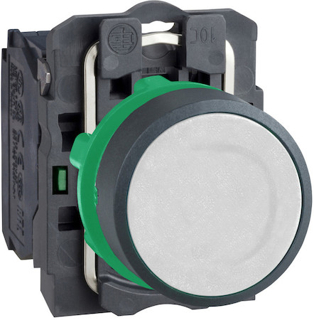 Schneider Electric XB5AA11 КНОПКА 22ММ БЕЛАЯ С ВОЗВРАТОМ ПЛАСТИК