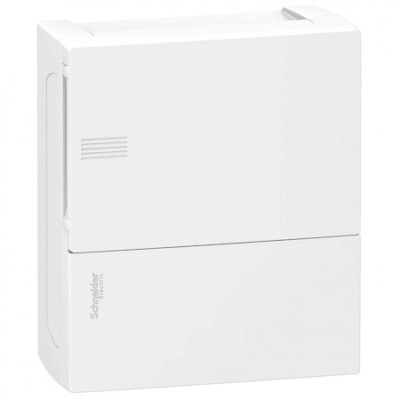 Schneider Electric MIP12108 MINI PRAGMA ЩИТ НАВЕСНОЙ С БЕЛОЙ ДВ. 1РЯД/8МОД,IP40,IK07,63А,2 клеммы,Италия