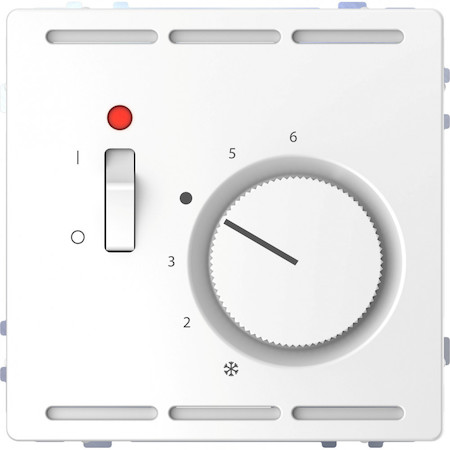 Schneider Electric MTN5761-6035 MERTEN D-Life ТЕРМОРЕГУЛЯТОР с центр. пл. с выкл.24В, БЕЛ. ЛОТОС, SD