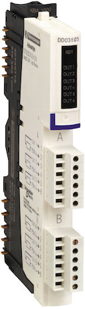 Schneider Electric STBDDO3605K Модуль дискр. вых. =24В, 6 каналов, 0.25A, source, 2x6pt, Size 1, Basic