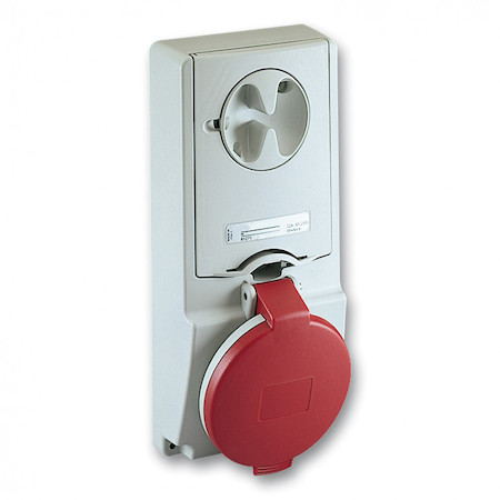 Schneider Electric 82145 ПАНЕЛЬНАЯ РОЗЕТКА UNIKA Б/ЗАЩ 32A 2PE 380-415 IP44