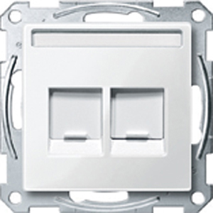 Schneider Electric MTN4566-1319 RJ11+RJ45 cat5e UTP, белый