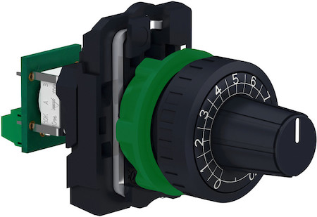 Schneider Electric XB5AD912R100K ПОТЕНЦИОМЕТР В СБ. ПЛАСТ..ОСН., 100 кОм