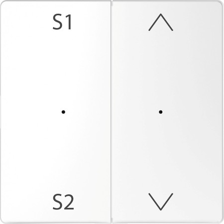Schneider Electric MTN5227-6035 MERTEN D-Life PlusLink КЛАВИША 2-ная с S1/S2, вх/вз, БЕЛ. ЛОТОС, SD