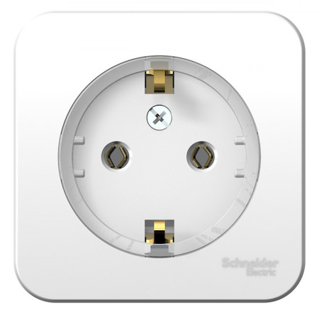 Schneider Electric BLNRA110111 BLANCA О/У РОЗЕТКА с заземлением без штор.,(КОМПАКТ) ИЗОЛ.ПЛ.16А, 250В, БЕЛЫЙ