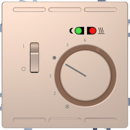 Schneider Electric MTN5764-6051 MERTEN D-Life ТЕРМОРЕГУЛ. ТЕПЛ. ПОЛА с центр. пл. с выкл. +4м 230В, ШАМПАНЬ, SD