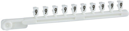 Schneider Electric AB1R9 ЛЕНТА 10 ШТ МАРКИРОВКИ НАБОРНОЙ, ЦИФРА 9