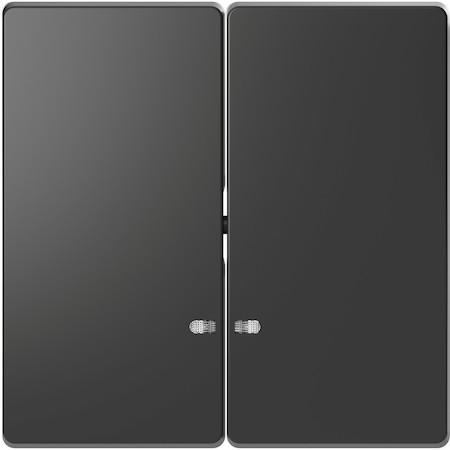 Schneider Electric MTN3420-6034 MERTEN D-Life КЛАВИША 2-ная с линзой для LED модуля, АНТРАЦИТ
