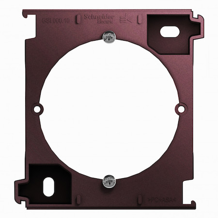 Schneider Electric GSL001100C GLOSSA Расширение КОРОБКИ наружного монтажа, БАКЛАЖАНОВЫЙ