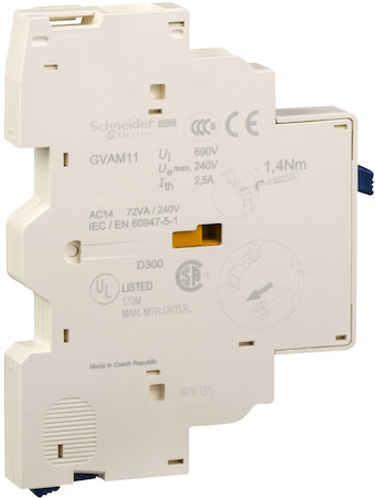 Schneider Electric GVAM11 КОНТАКТ СИГНАЛИЗАЦИИ КОРОТК. ЗАМЫК.