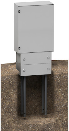 Schneider Electric NSYZM263G 7035 ЦОКОЛЬ ZM ДЛЯ ШКАФА PLM 847Х836Х300