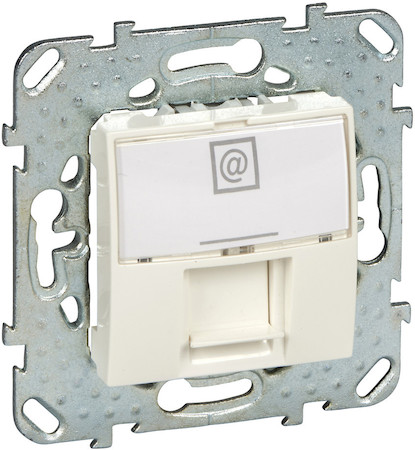 Schneider Electric MGU5.493.25ZD UNICA РОЗЕТКА телефонная, RJ12, одиночная, 6 контакта, БЕЖЕВЫЙ