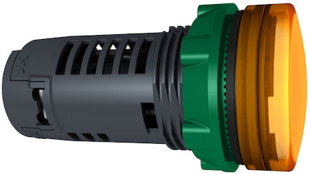 Schneider Electric XB5EVM5 СИГНАЛЬНАЯ ЛАМПА, ОРАНЖ., 230В, МОНОЛИТ.