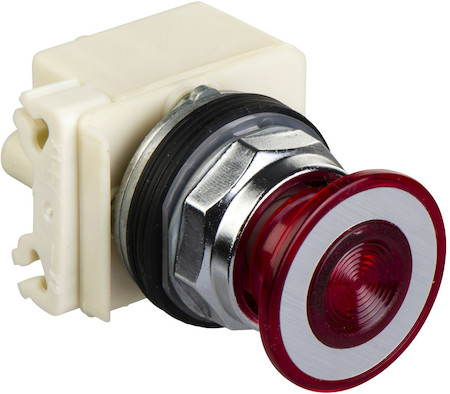Schneider Electric КНОПКА 30ММ 120В КРАСНАЯ ГРИБОВИДНАЯ 9001KR9P38LRR