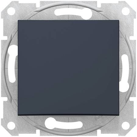 Schneider Electric SDN0400470 SEDNA ПЕРЕКЛЮЧАТЕЛЬ 1-клавишный, сх.6, 16А, 250В, ГРАФИТ