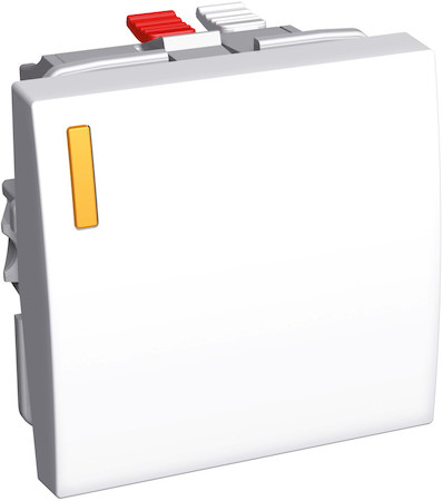Schneider Electric ALB44072 ВЫКЛ-ЛЬ БЕЗ ФИКС. С ИНД. 16A БЕЛ R9003