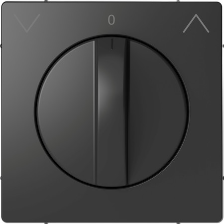 Schneider Electric MTN3875-6034 MERTEN D-Life ЦЕНТРАЛЬН. НАКЛАДКА д/поворот. мех-ма рольставней, АНТРАЦИТ