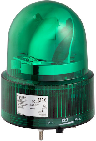 Schneider Electric ЛАМПА МАЯЧОК ВРАЩ ЗЕЛЕН 24В AC/DC 120ММ XVR12B03