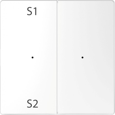 Schneider Electric MTN5226-6035 MERTEN D-Life PlusLink КЛАВИША 2-ная с S1/S2, пусто, БЕЛ. ЛОТОС, SD