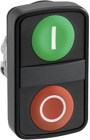 Schneider Electric ГОЛОВКА КНОПКИ ДВОЙНАЯ С МАРКИРОВКОЙ ЧЕР ZB4BA73417