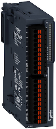 Schneider Electric TM3DQ16RG ДИСКРЕТНЫЙ МОДУЛЬ РАСШИРЕНИЯ ТМ3- 16 ВЫХОДОВ РЕЛЕ ПРУЖ КЛЕММЫ