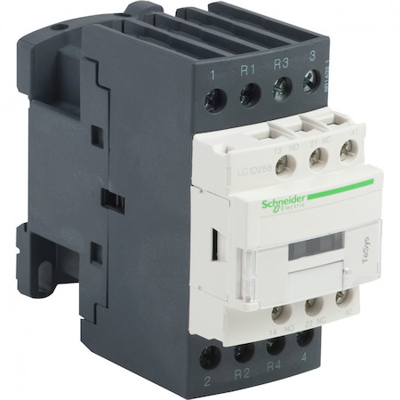 Schneider Electric LC1D258F7 КОНТАКТОР D 4P (2НО+2НЗ),АС1 40 А,НО+НЗ,110V 50/60 ГЦ,