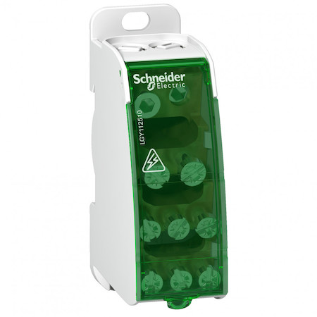 Schneider Electric LGY112510 РАСПРЕДЕЛИТЕЛЬНЫЙ БЛОК ВИНТ. 1П 125А 10 ОТВЕРСТИЙ