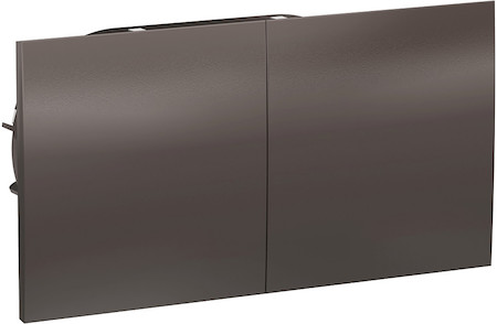 Schneider Electric ATN000628 ATLASDESIGN РОЗЕТКА двойн. с заземл.со штор.со сдвиж. крышк, 16А, в сборе, МОККО