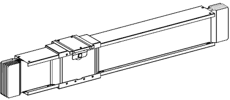 Schneider Electric KTC2000EB520 ПРЯМАЯ СЕКЦИЯ ДЛЯ БОЛТ. ОТВ. БЛОКОВ, 3L+N+PER, Cu, 2000А, L=2000 ММ