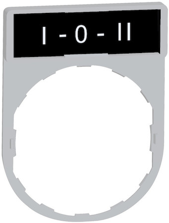 Schneider Electric ZBY2186C1 ЭТИКЕТКА I-O-II C1