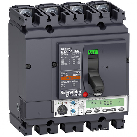 Schneider Electric LV433338 4П АВТОМ.ВЫКЛ. MIC5.2E 40A NSX100HB2 (100кА при 690B)