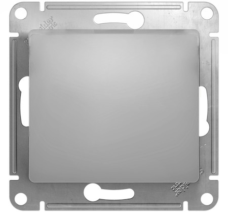 Schneider Electric GSL000315 GLOSSA Нажимная КНОПКА, сх.1, 10АХ, механизм, АЛЮМИНИЙ
