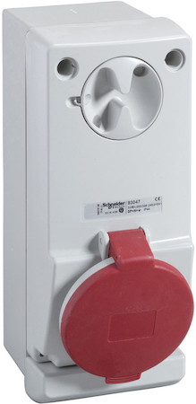 Schneider Electric 83034 НАСТ РОЗ С КОРОБ 16A 3P 400V IP44