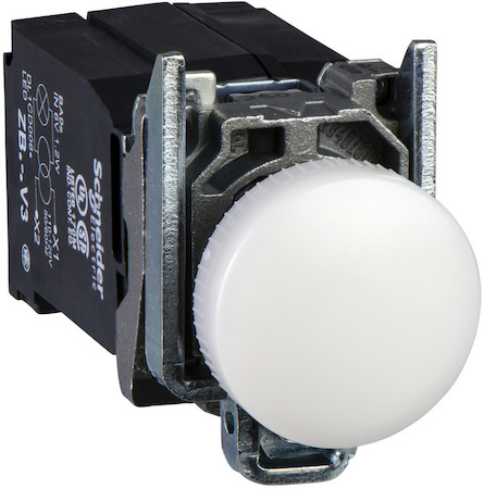 Schneider Electric СИГН. ЛАМПА 22ММ С ТРАНСФ. ПИТ. БЕЛАЯ XB4BV41