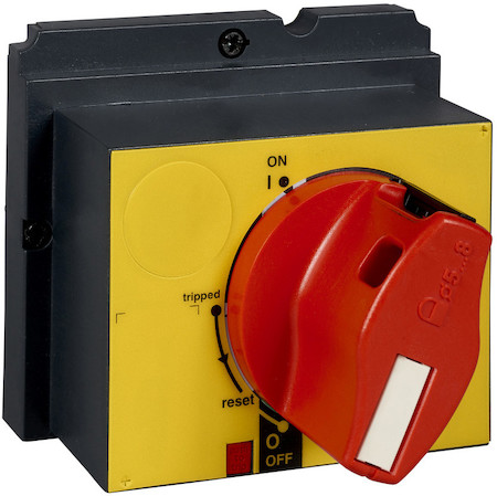 Schneider Electric GV7AP04 ПОВОРОТН. РУКОЯТКА УПР. КРАСН/ЖЕЛТ.