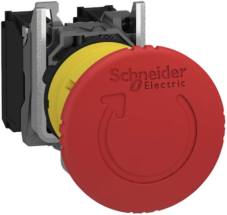Schneider Electric КНОПКА АВАРИЙНОГО ОСТ. 22ММ С ВОЗВР. XB5AS8445