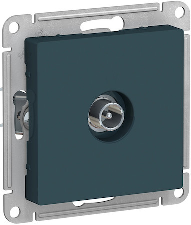 Schneider Electric ATN000892 ATLASDESIGN TV РОЗЕТКА проходная 4DB, механизм, ИЗУМРУД