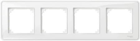 Schneider Electric MTN4040-3500 MERTEN M-CREATIV, РАМКА 4 поста. ПРОЗРАЧНЫЙ, SM