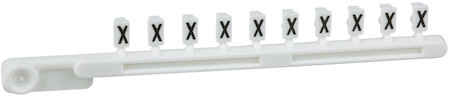 Schneider Electric AB1GX ЛЕНТА 10 ШТ МАРКИРОВКИ НАБОРНОЙ, БУКВА X