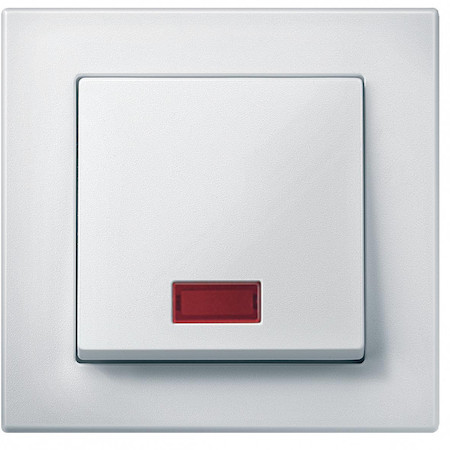 Schneider Electric MTN432819 MERTEN КЛАВИША Х1 с окошком д/световой индикации, ПОЛ.БЕЛЫЙ, SM