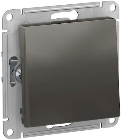 Schneider Electric ATN000961 ATLASDESIGN 1-клавишный ПЕРЕКЛЮЧАТЕЛЬ, сх.6, 10АХ, механизм, СТАЛЬ