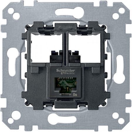 Schneider Electric MTN4576-0001 MERTEN МЕХАНИЗМ КОМП. РОЗЕТКИ 1xRJ45 кат. 6 UTP
