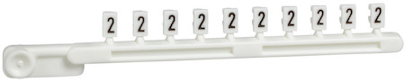 Schneider Electric AB1R2 ЛЕНТА 10 ШТ МАРКИРОВКИ НАБОРНОЙ, ЦИФРА 2