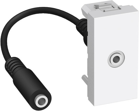 Schneider Electric ALB44371 РОЗЕТКА АУДИО 3,5 ММ БЕЛАЯ
