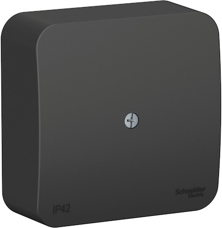 Schneider Electric BLNRK000016 BLANCA О/У КОРОБКА РАСПРЕДЕЛИТЕЛЬНАЯ IP42, АНТРАЦИТ