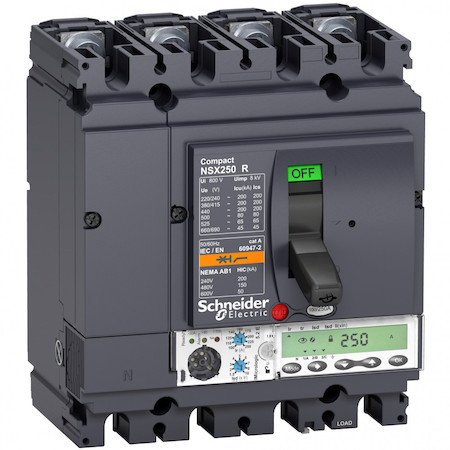 Schneider Electric LV433523 4П АВТОМ.ВЫКЛ. M5.2E 250A NSX250R(200кА при 415В, 45кА при 690B)